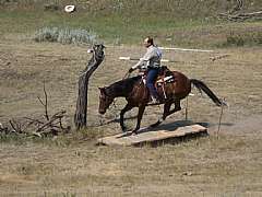 Warren at the Craig Cameron Extreme Cowboy Race